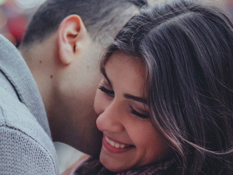 Couple kissing to illustrate how hormone imbalance can affect sexual vitality