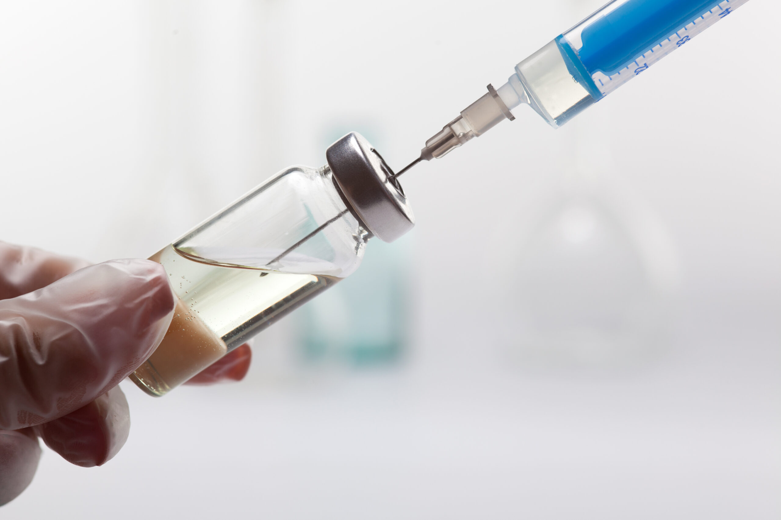 vial of semaglutide with syringe